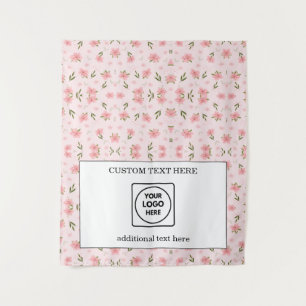 Pop Up Shop Logo Wildflower Branding Display Tapestry