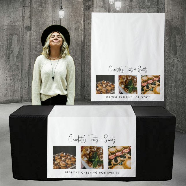Pop Up Shop Table Runner Banner Catering Photos Tapestry (Pop Up Shop Table Runner Banner Catering Photos Tapestry)