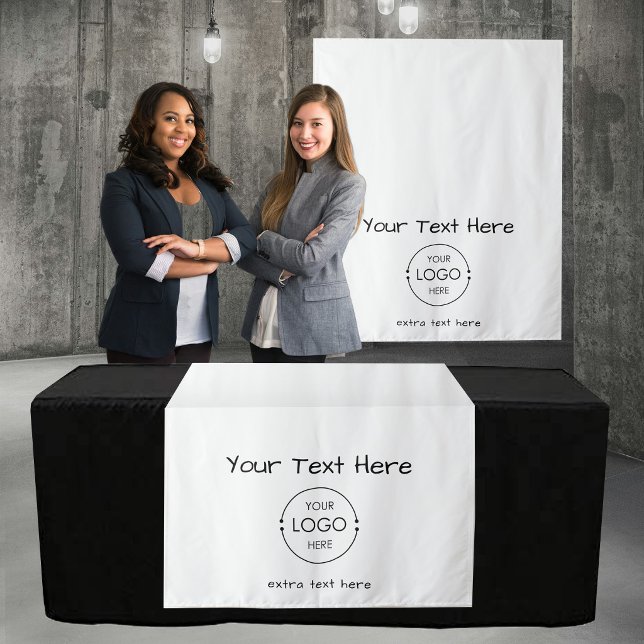 Pop Up Shop Table Runner Banner Logo Handwritten Tapestry (Pop Up Shop Table Runner Banner Logo Handwritten Tapestry)