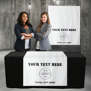 Pop Up Shop Table Runner Banner Logo Stencil Text Tapestry