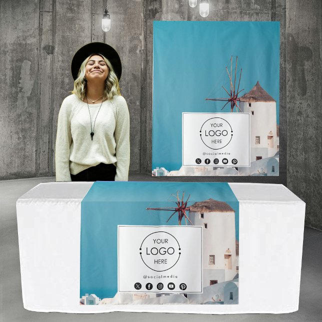 Pop Up Shop Table Runner Banner Logo Travel Photo Tapestry (Pop Up Shop Table Runner Banner Logo Travel Photo Tapestry)