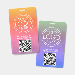 Pop Up Vendor - Booth Event Payment with QR Codes ID Badge