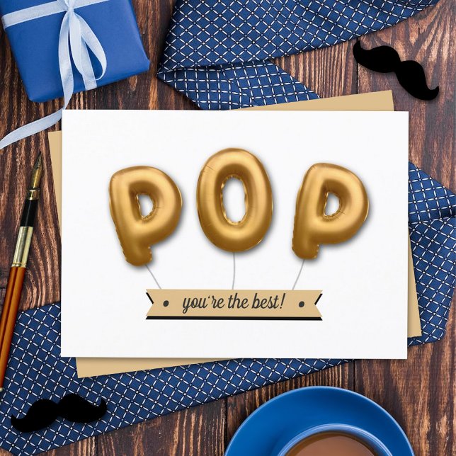 Pop, You're The Best! Foil Balloon Father's Day (Creator Uploaded)
