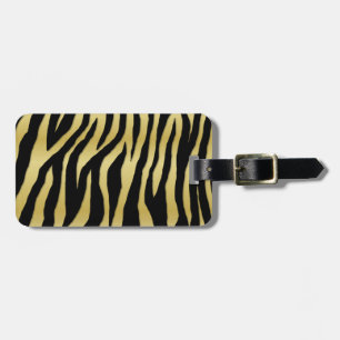 Pop Zebra Luggage Tag