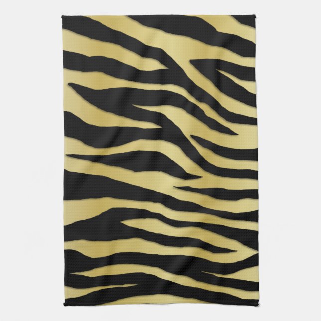 Pop Zebra Tea Towel (Vertical)
