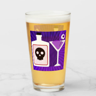 PopArt Halloween Cocktail Glass