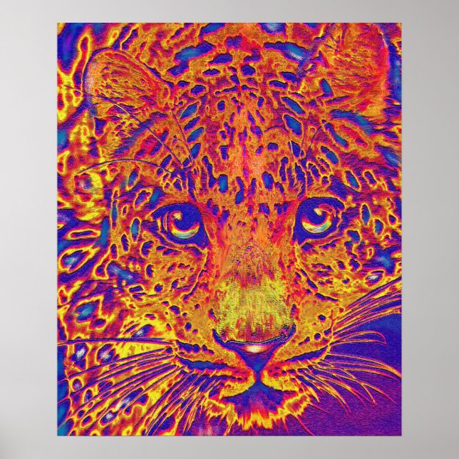 popart leopard poster (Front)