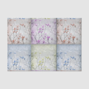 popart,vintage style,grunge,floral,beautiful,girly tissue paper