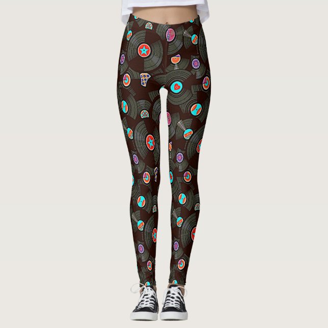 PopArt Vinyl Leggings (Front)