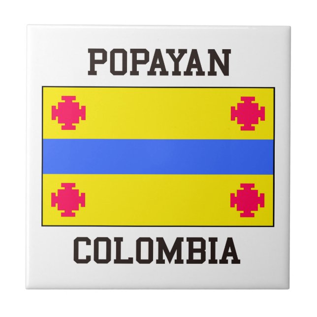 Popayan Colombia Tile (Front)