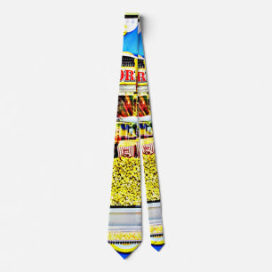 Popcorn and Candy Apples Tie
