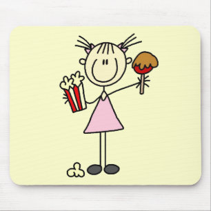 Popcorn and Cotton Candy Tshirts and Gifts Mouse Pad