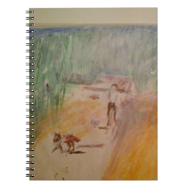 Popcorn Anime Abstract Notebook (Front)