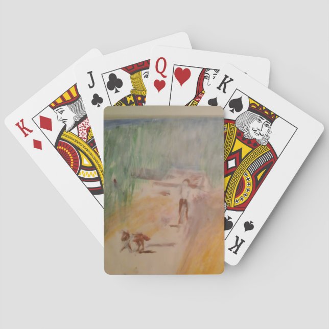 Popcorn Anime Abstract Playing Cards (Back)