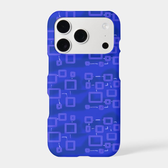 Popcorn Anime Cool Blue Cell Phone Case (Back)