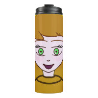 Popcorn Anime Get Me A Cupholder Thermal Tumbler