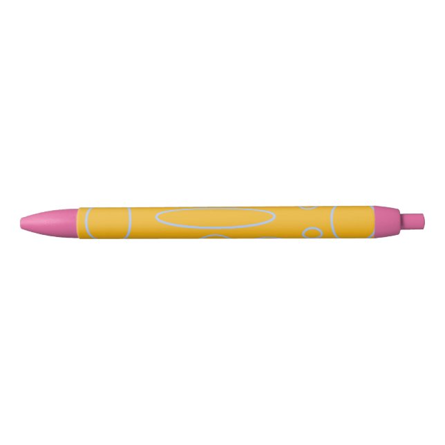 Popcorn Anime Orange Loops Pen (Front)