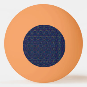 Popcorn Anime Picnic Seashore Blue Geometric  Ping Pong Ball