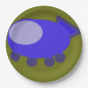 Popcorn Anime Puppy Spaceship Plates