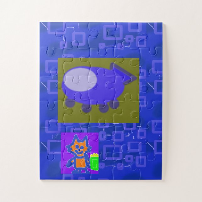 Popcorn Anime Spaceship Puzzle (Vertical)