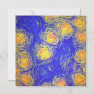 Popcorn Art Invitation