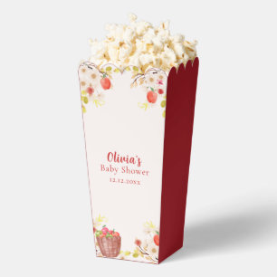Popcorn Autumn Fall Apple Gardening Baby Shower Favour Box