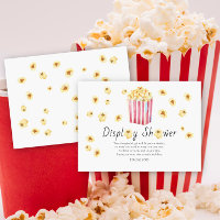 Popcorn baby shower display shower