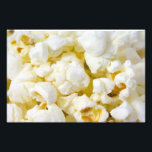 Popcorn Background Photo Print<br><div class="desc">Cool popcorn background that makes every product unique and great! Great gift ideas for fans of popcorn.</div>
