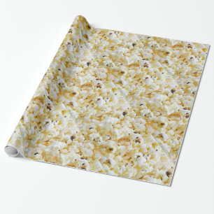 Popcorn background wrapping paper
