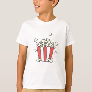 Popcorn Bag Of Popcorn Cinema Fast Food Tasty Food T-Shirt