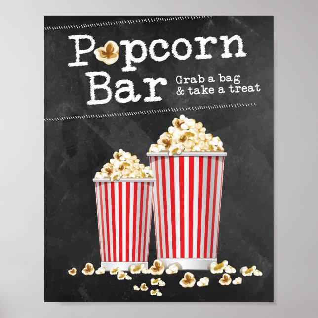 Popcorn Bar Sign (Front)