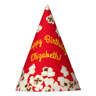 Popcorn Birthday Party Movie Theatre Hat