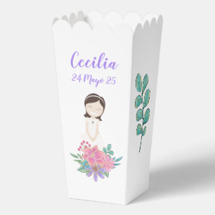 Popcorn Box First communion CECILIA