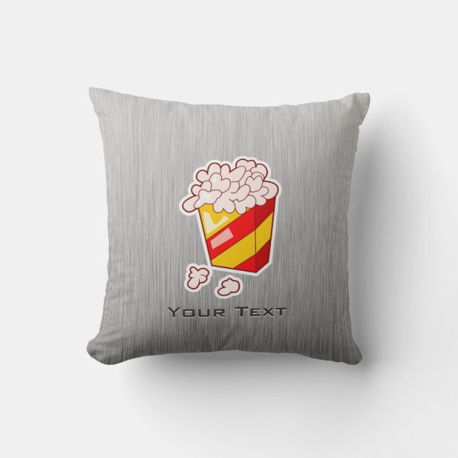 Popcorn; Brushed metal-look Cushion (Front)