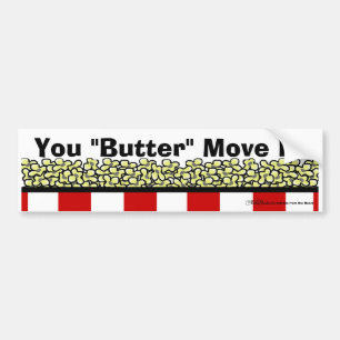 Popcorn Bumper Sticker