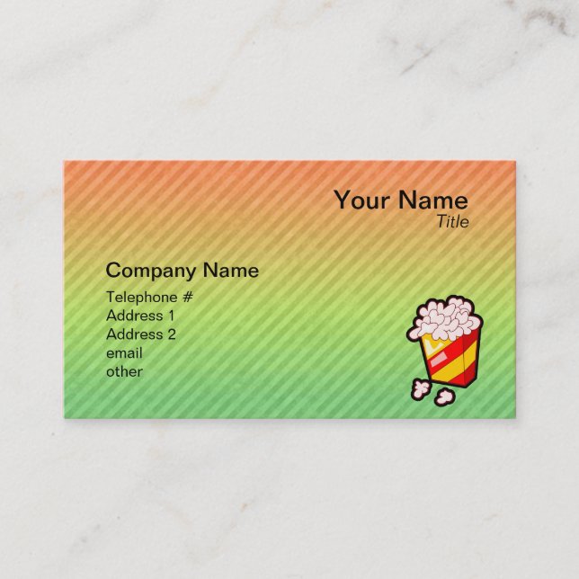 Popcorn Business Card (Front)
