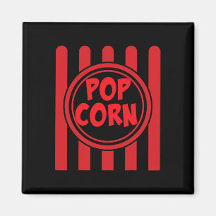 Popcorn Carnival Costume Shirt Funny Red White Str Magnet