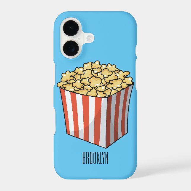 Popcorn cartoon illustration  (Back)