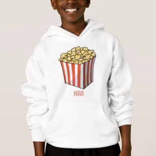 Popcorn cartoon illustration