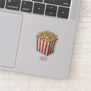 Popcorn cartoon illustration