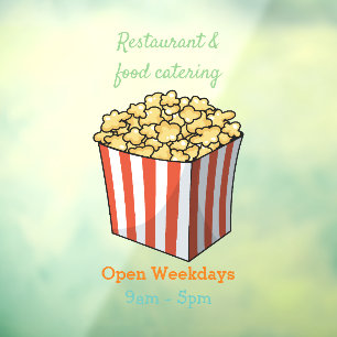 Popcorn cartoon illustration