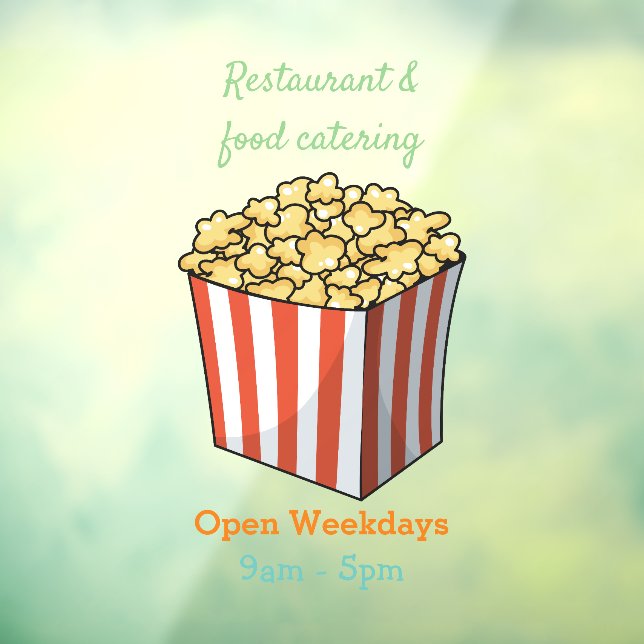 Popcorn cartoon illustration (Sheet 3)