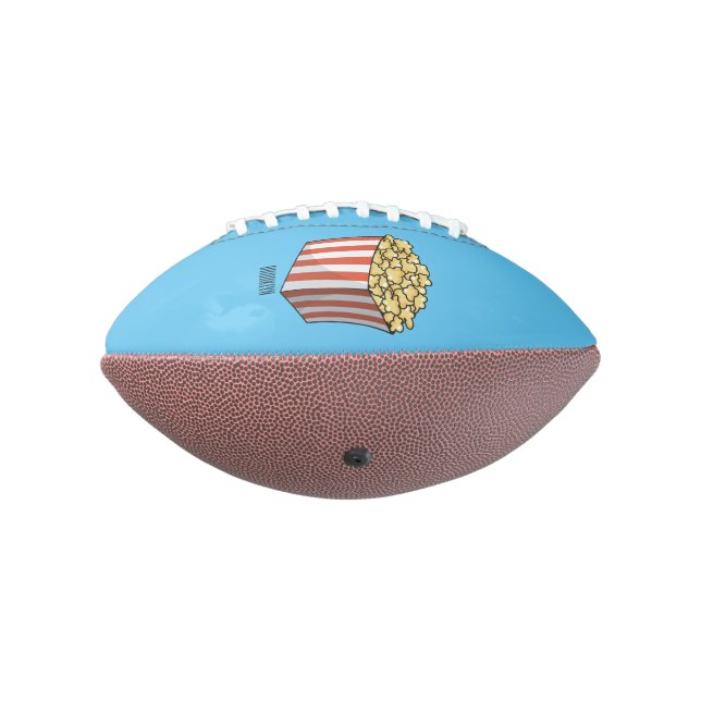 Popcorn cartoon illustration  football (Rotated 270)