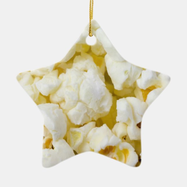 Popcorn Ceramic Tree Decoration (Front)