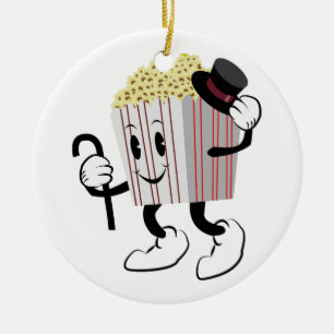 Popcorn Ceramic Tree Decoration