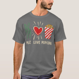 Popcorn Cinema Movie Night Television Theatre Love T-Shirt