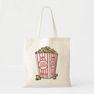 popcorn cinema tote bag
