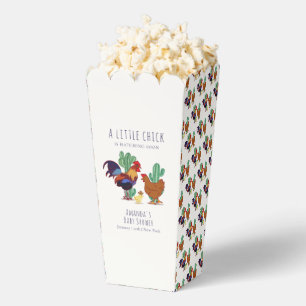 Popcorn Cowboy Cactus Rooster Chicken Baby Shower  Favour Box