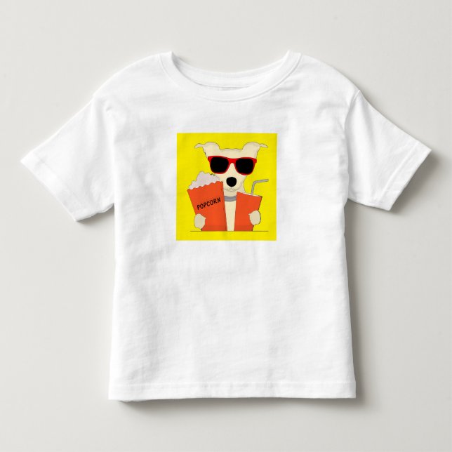 popcorn dog toddler T-Shirt (Front)