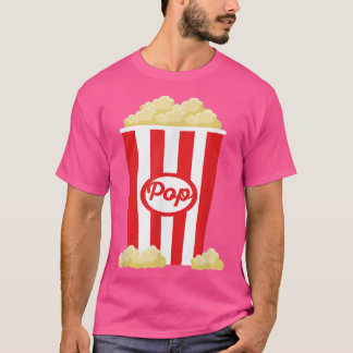 Popcorn Funny Last Minute Halloween Costume T-Shirt